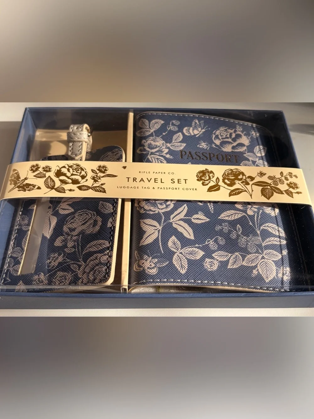 Floral Passport Holder & Luggage Tag Set
